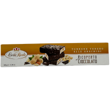 Туррон з арахісом в шоколаді Torrone Tenero Alle Arachidi Ricoperto al Cioccolato Garte Reale 180g
