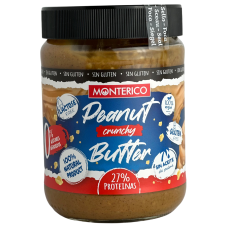 Арахісова паста без цукру Peanut Butter Cranchy Monterico 500g