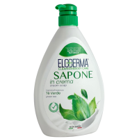 Крем-мило для рук, лиця і тіла з зеленого чаю Eloderma 1л