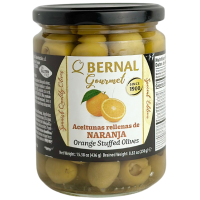 Оливки фаршировані апельсином BERNAL 436g