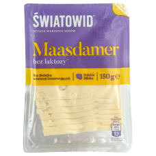 Сир масдам Maasdamer bez laktozy Swiatowid 150g