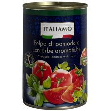 Соус помідоровий з зеленню Polpa di pomodoro con erbe aromatiche Italiamo 400g