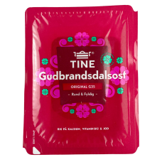 Сир слайсами Гудбрандсдален Gudbrandsdalen Oryginal G35 Tine Norway 130g