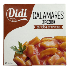 Кальмари в соусі Амерікана Calamares trozos en salsa americana Didi 266g
