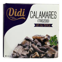 Кальмари у власних чорнилах Calamares trozos en su tinta Didi 266g