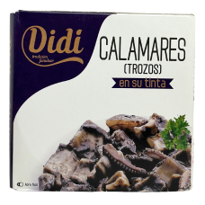 Кальмари у власних чорнилах Calamares trozos en su tinta Didi 266g
