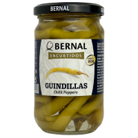 Перець зелений гострий Guindillas Chilli Peppers Bernal 300g