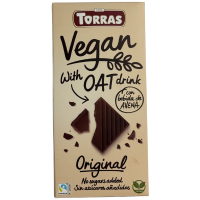 Шоколад без цукру з вівсяним молоком Vegan with Oat drink Torras 100g