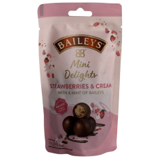 Цукерки Baileys Chocolate mini delights з полуничним кремом 102g