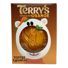 Апельсин з молочного шоколаду з хрусткою карамелькою тоффі Chocolate Orange Toffee Crunch Terry’s