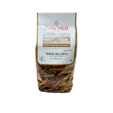 Макарони кольорові Casa Milo Trecce Dell`orto 500g