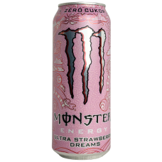 Напій енергетичний без цукру Monster Ultra Strawberry Dreams 500ml