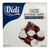 Восьминіг в соняшниковій олі Tacos en aceite de girasol Didi 266g