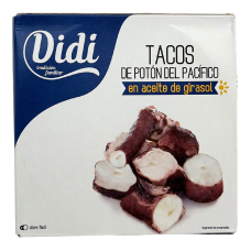Восьминіг в соняшниковій олі Tacos en aceite de girasol Didi 266g
