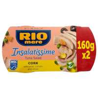Салат з тунцем, кукурудзою, горошком, морквою та оливками Western Saupiquet Rio Mare 2*160g