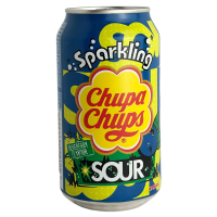 Напій газований Чупа Чупс з смаком чорниці Chupa Chups Sparkling Sour 345ml