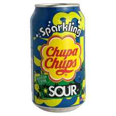 Напій газований Чупа Чупс з смаком чорниці Chupa Chups Sparkling Sour 345ml