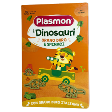 Дитячі макарони Plasmon i dinosauri Grano Duro e Spinaci від 12 місяців
