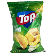 Картопляні чіпси TOP зі смаком зеленої цибулі 150g