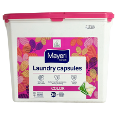 Капсули для прання кольорових речей Mayeri 36 шт