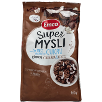 Гранола без цукру з шоколадом та кокосом Emco 500g