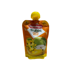 Дитяче фруктове пюре з яблука та банана Plasmon Frutta Mista від 12 місяців 130g