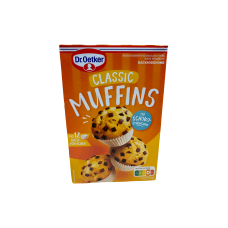 Суміш для приготування мафінів з шоколадними краплями Classic Muffins Dr.Oetker 12шт