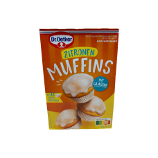 Суміш для приготування мафінів з лимонною глазур'ю Zitronen Muffins Dr.Oetker 12шт