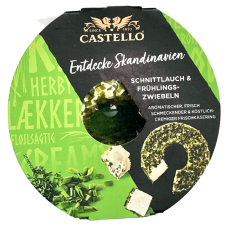Крем сир з сушеною цибулькою Schnittlauch&Fruhlings Zwiebeln Castello 125g