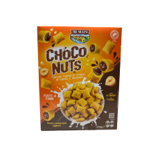 Готовий сніданок подушечки з какао кремом та лісовим горіхом Choco Nuts Tre Mulini 375g