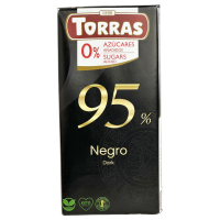 Шоколад чорний без цукру 95% Negro Dark Torras 75g