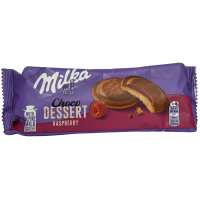 Печиво з малиновою прослойкою Choco Dessert Raspberry Jelly Milka 147g