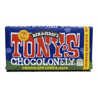 Чорний та молочний шоколад з шматочками брауні Tony's Chocolonely 180g