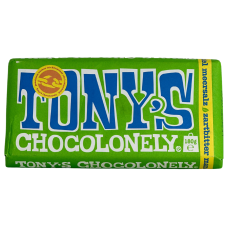 Чорний шоколад з мигдалем та морською сіллю Tony's Chocolonely 180g