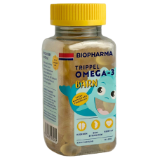 Дитяча омега Trippel Omega-3 Barn Biopharma 144шт