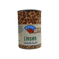 Консервована сочевиця Linsen Lenticchie Lessate Krini 400g