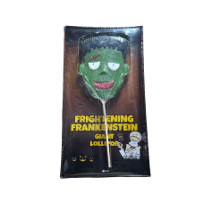 Мега льодяник зі смаком полуниці Франкенштейн Giant Halloween Pops 400g