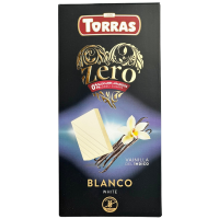 Шоколад білий без цукру з ваніллю Blanco White Torras 100g