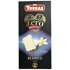 Шоколад білий без цукру з ваніллю Blanco White Torras 100g