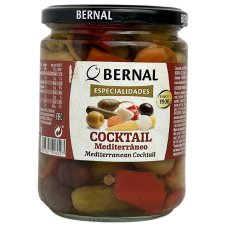 Оливки коктейль Cocktail Mediterraneo Bernal 436g