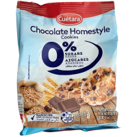 Печиво без цукру з краплями шоколаду Chocolate Homestyle Cookies Cuetara 200g