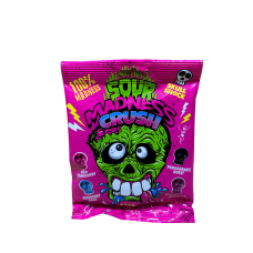 Льодяники кислі Sour Madness Crush Skull Shock 60g