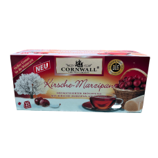 Чай в пакетиках фруктовий зі смаком вишні і марципану Kirsche-Marcipan Cornwall 25 штук