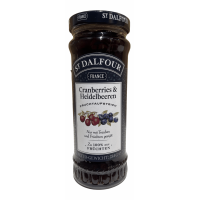 Джем без цукру з журавлини та чорниці Cranberries&Heidelbeeren St. Dalfour 284g