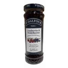 Джем без цукру з журавлини та чорниці Cranberries&Heidelbeeren St. Dalfour 284g