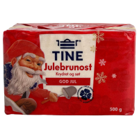 Сир Гудбрандсдален Julebrunost God Jul Tine Norway 500g