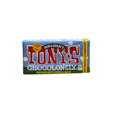 Білий шоколад з дегідратовими шматочками полуниці, печивом та вершковим сиром Tony's Chocolonely 180g