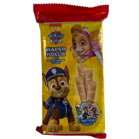 Вафельні трубочки з ванільною начинкою Wafer Rolls Paw Patrol 150g