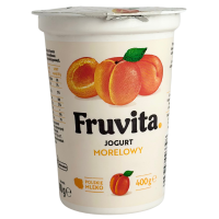 Йогурт зі смаком абрикоса Fruvita 400 g