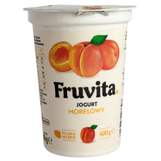 Йогурт зі смаком абрикоса Fruvita 400 g